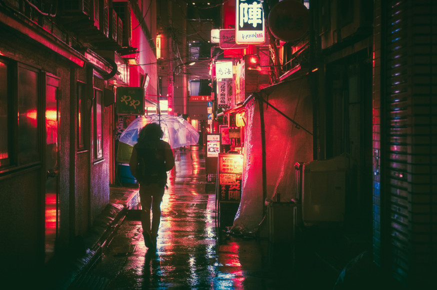 reisfotografie in de nacht