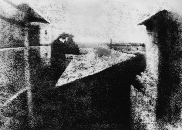 De eerste foto gemaakt door Niépce