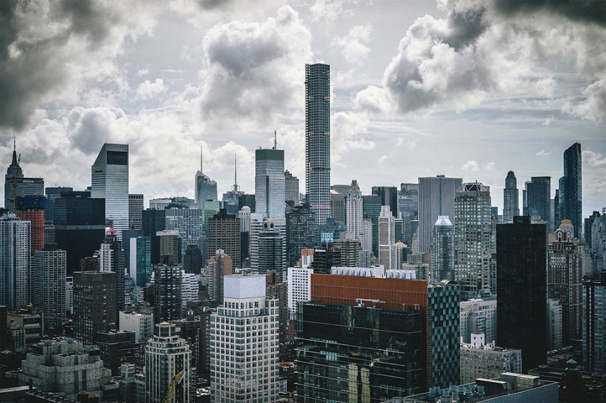 De prachtige skyline van New York