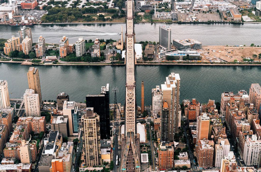 De prachtige skyline van New York