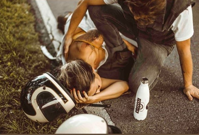 motorongeluk influencer fake voor likes?
