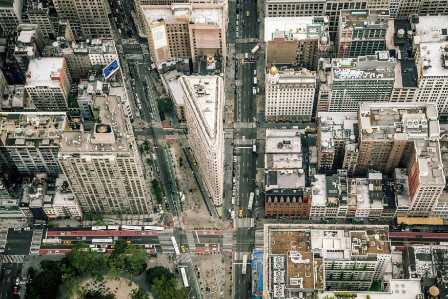 De prachtige skyline van New York