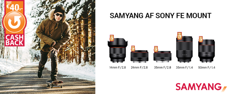 Tamron en Samyang Winter Cashback