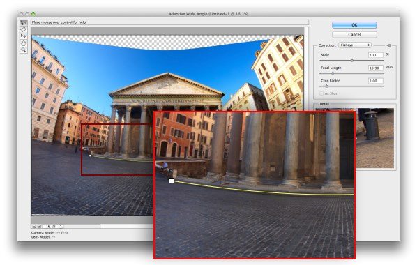 Adaptive Wide Angle