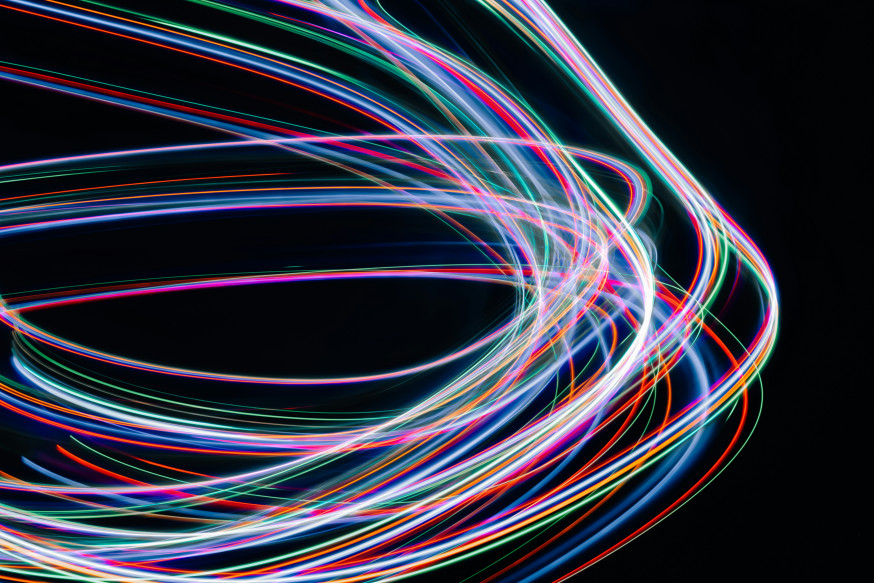 photoshop lichtstrepen