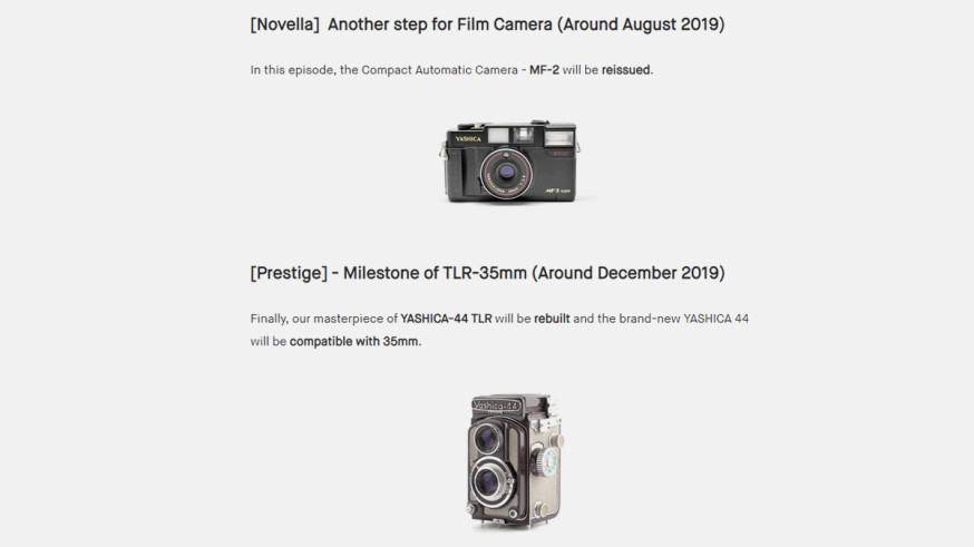 yashica roadmap
