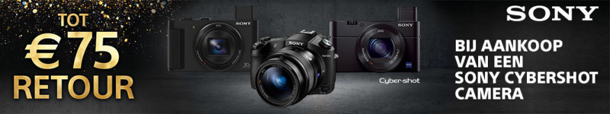 Sony Cybershot Cashbackactie