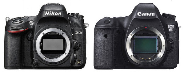 Canon EOS 6D vs Nikon D600