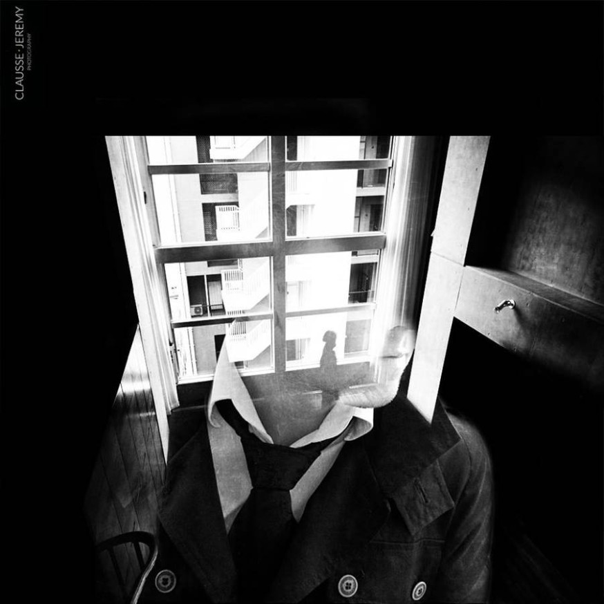 Double exposure portretten