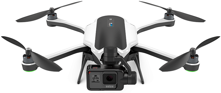 neerstortende GoPro Karma