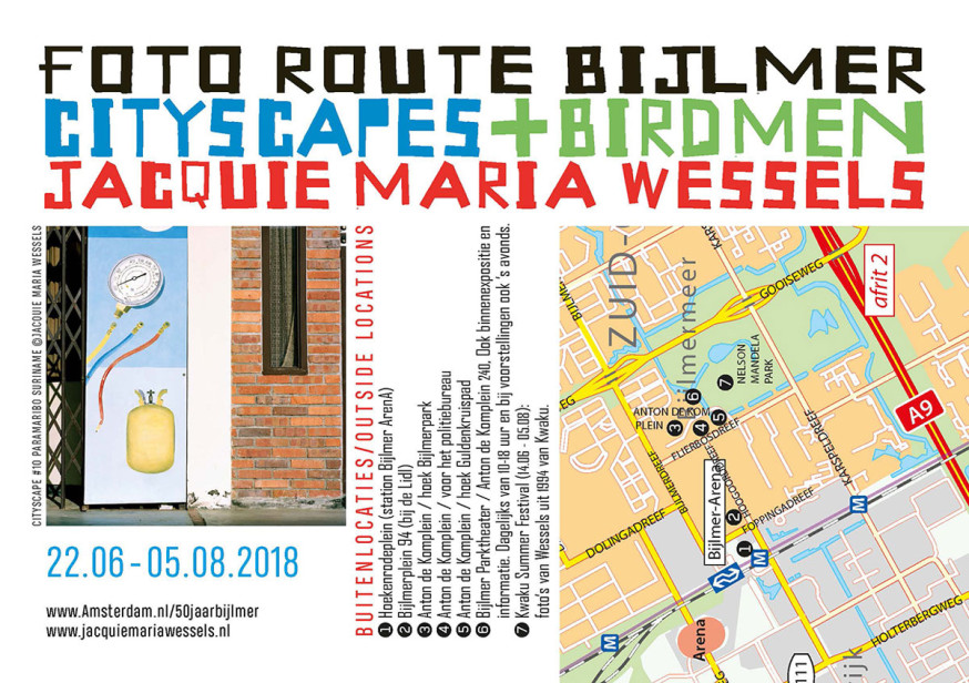 Fotoroute Bijlmer: Cityscapes + Birdmen van Jacquie Maria Wessels