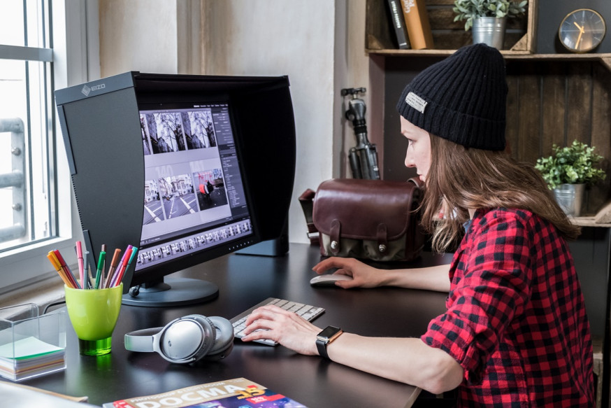 eizo monitor foto's bewerken