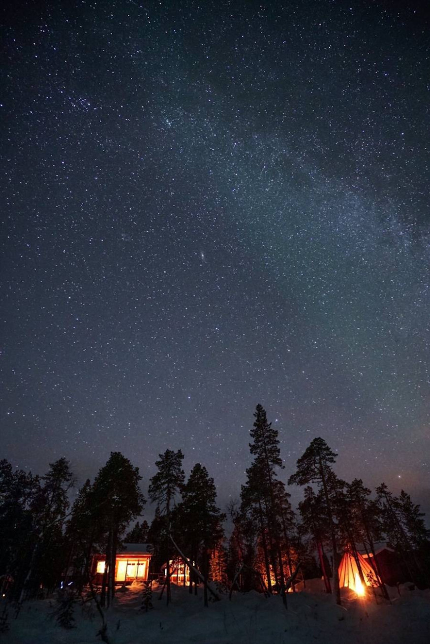 De winter van Lapland