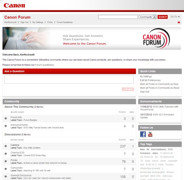 Canon Forum