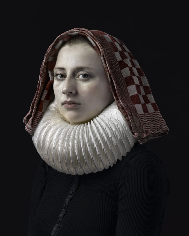 Klassieke portretten met hedendaags materiaal