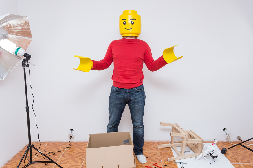 Leven als een Lego-pop