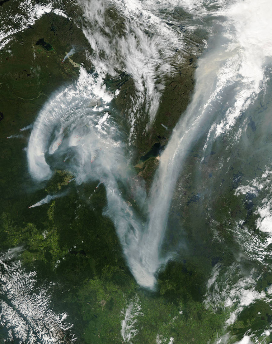 Het alfabet vanuit de ruimte