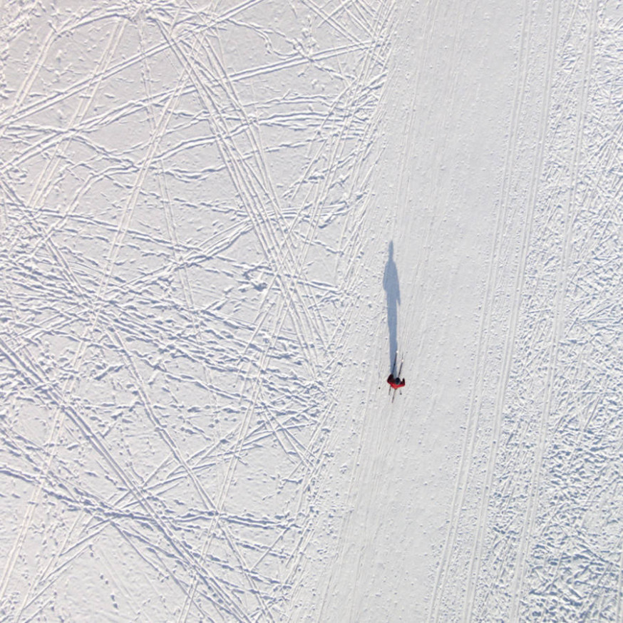 Winterse Litouwen vastgelegd met drone