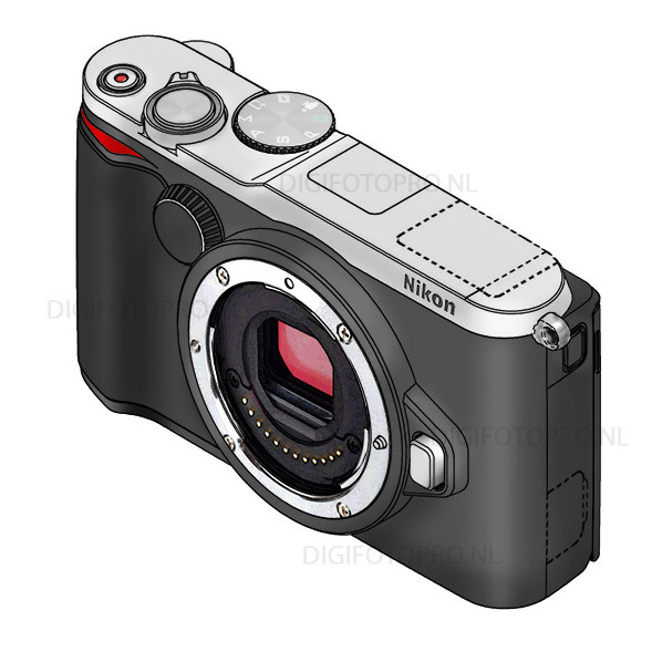 Nikon 1 V3 ontwerp