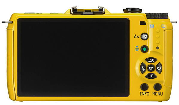 Pentax Q7 scherm