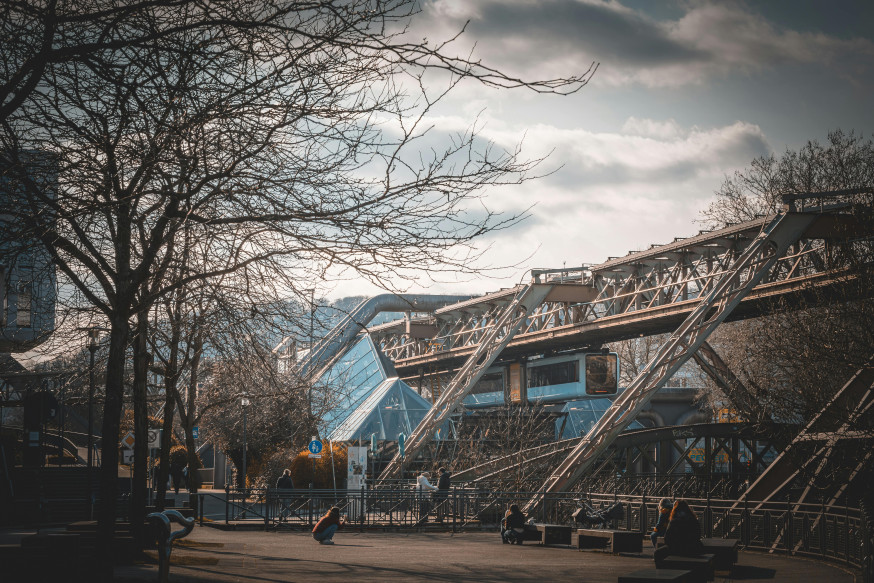 Schwebebahn fotografie