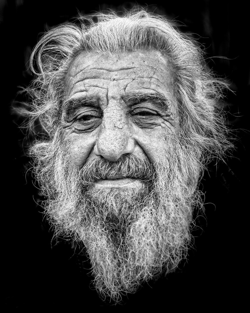 portret in zwart-wit weekopdracht