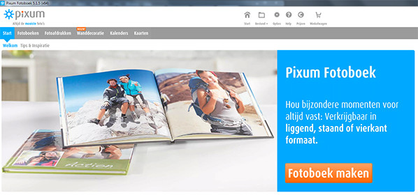 Pixum Fotoboeksoftware