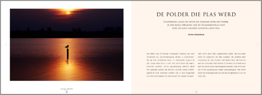 Nieuw boek van Chistiaan Krouwels toont 3 jaar Haarrijnseplas