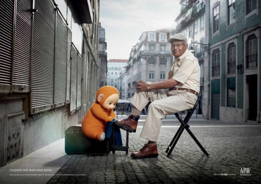 10 schokkende foto's in advertenties