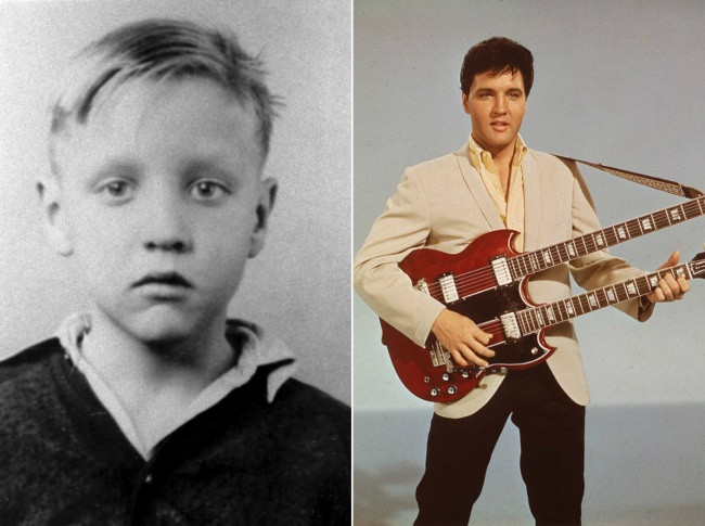 10 verrassende jeugdfoto's van popmuzikanten