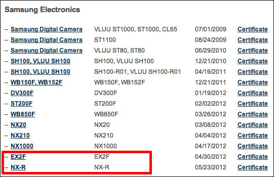 Samsung NX-R wifi