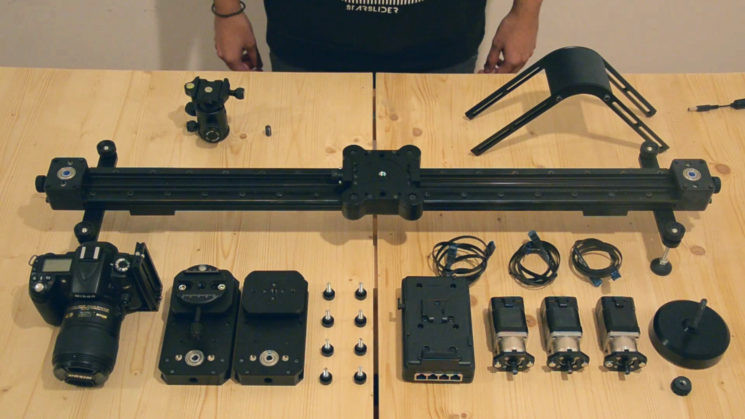 Motion control slider die in je rugzak past