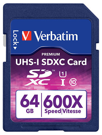 Verbatim SDXC SD Kaart
