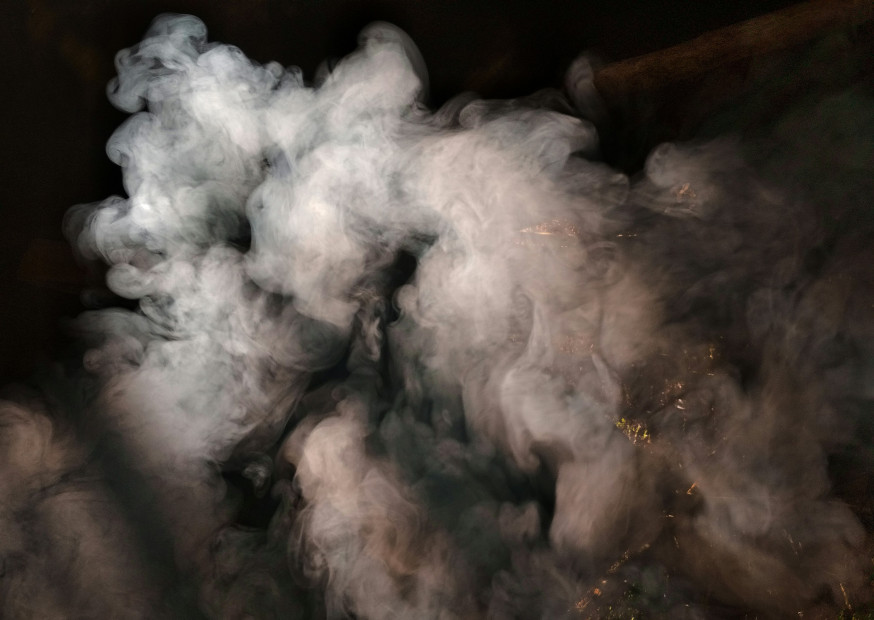Rook en mist Photoshop