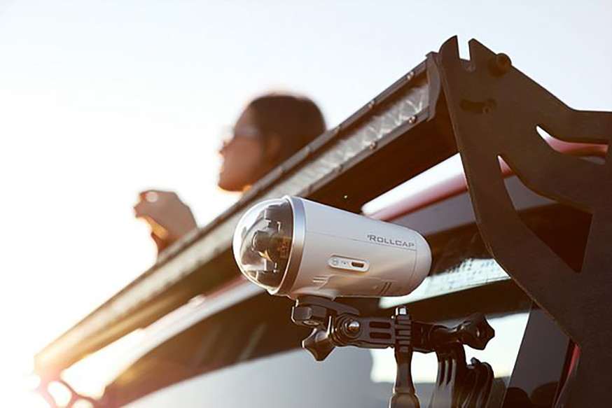 Action cam met ingebouwde 3-assige gimbal