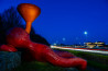 Big Funnelman: kunst en nachtfotografie langs A27