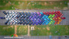 Regenboog van 76 Dodge Challengers