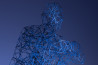 Kunstwerk Exposure gefotografeerd bij nacht
