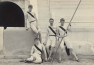 Tentoonstelling van vintage foto's van de Olympische Spelen