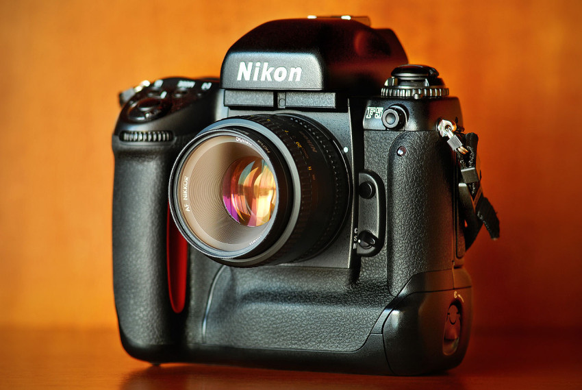 Nikon F5 time lapse reclame