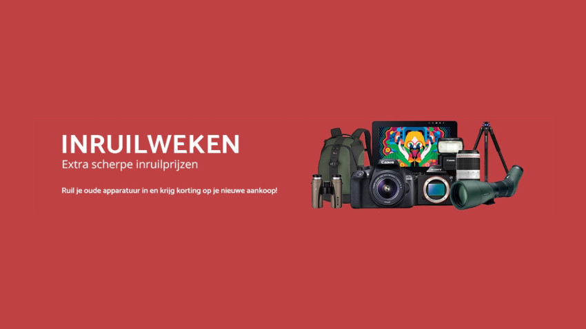 Ruil je oude gear in en krijg korting bij CameraNU.nl