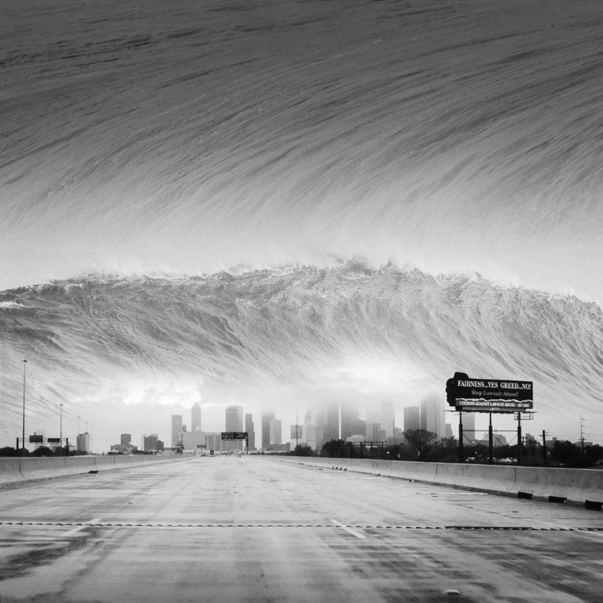 J. Flynn Newton's tsunami-achtige beelden (nog geen toestemming)