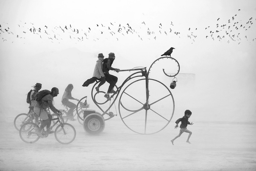 Surrealistische foto’s van Burning Man