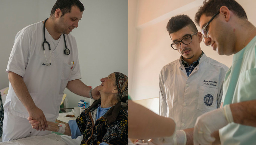 Petrut Calinescu fotografeert Roemeense doktoren