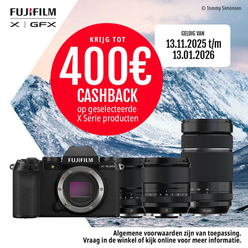 Profiteer van FUJIFILM cashback tot €500