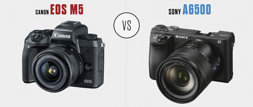 Dubbele hands-on: Canon EOS M5 vs Sony a6500