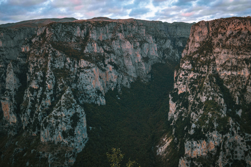 Vikos Gorge fotografie: diepe kloven en lichtspel