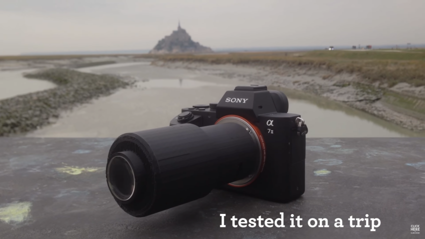 Kun je fotograferen met een 3D-geprint objectief?