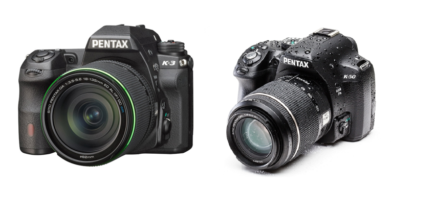 Firmware updates Pentax K-3 en Pentax K-50 