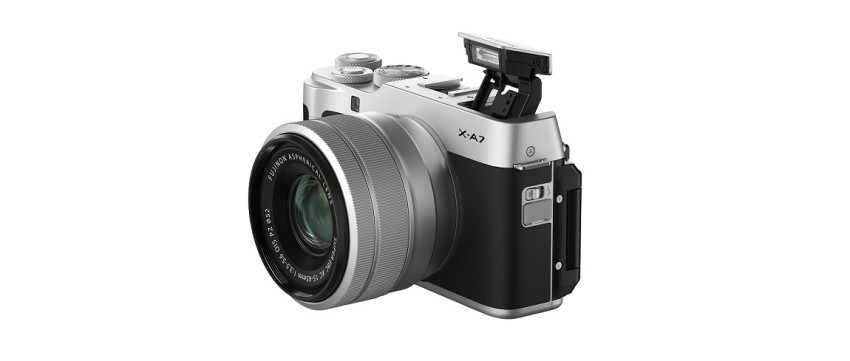 De nieuwe Fujifilm X-A7, compact en licht en met extra groot touchscreen